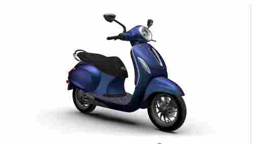 Elegant Look Blue Colour With 10 Litres Fuel Tank Capacity Bajaj Scooter 