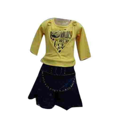 Kids Adorable Appearance Long Lasting And Stylish Lightweight Skirt Top 