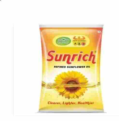 Refined Sunrich Sunflower Oil For Cooking With Low Fat Value And High Nutritious