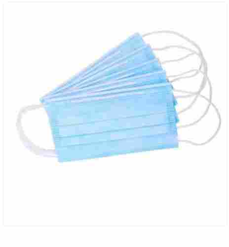 Rectangle Shape Blue Disposable Non Woven 3 Ply Surgical Face Mask 1 Mm