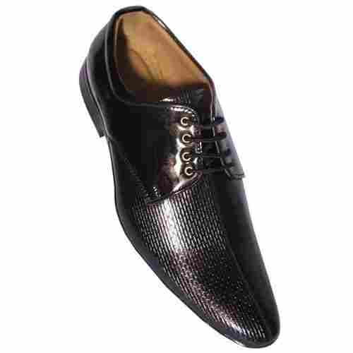 Black Color Formal Wear Designer Pointed Toe Style Men'S Non Leather Shoes 
