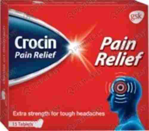 Crocin Pain Relief Tablets, Pack Of 15 Tablet