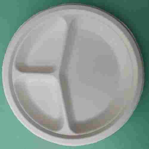 Eco Friendly And Lightweight Simple Round White Thermacol Plate