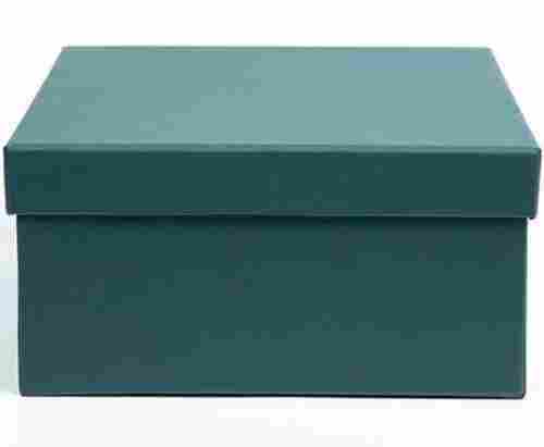 Square Plain Green Cardboard Gift Hamper Boxes For Gift Packing