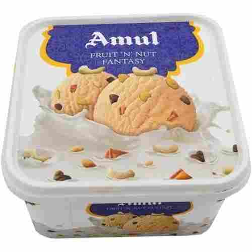 1 Liter Fruit And Nut Sweet Cool Fantasy Amul Butterscotch Ice Cream