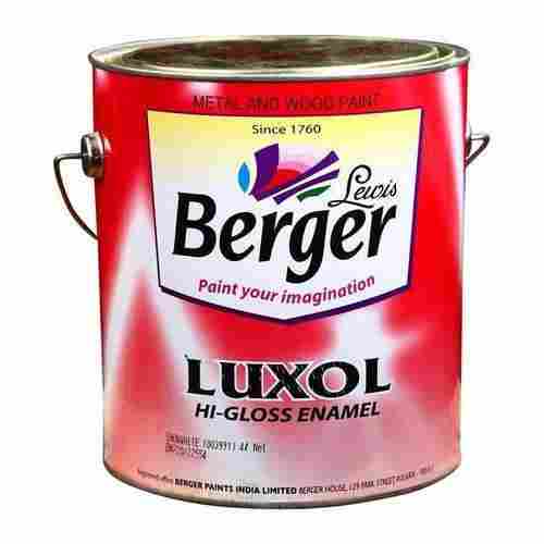  Red With Grey Round Shape Tin Oil Based High Gloss Eco Friendly Easy To Use Liquid Interior And Exterior Berger Enamel Paint 
