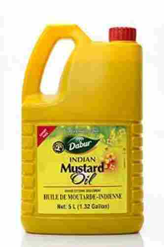 Healthy Lifestyle Delicious Dish Great Flavour Dabur India Pressed Mustard Oil 5l