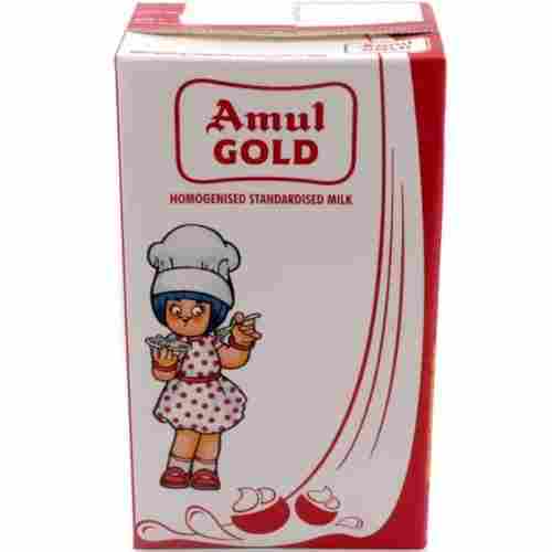 Rich In Vitamins Amul Gold Homogenised Standardised Milk Pack Of 1 Litre