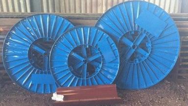 Plastic & Glass Blue 2000 Mm Corrugated Mild Steel (Ms) Cable Reeling Drum