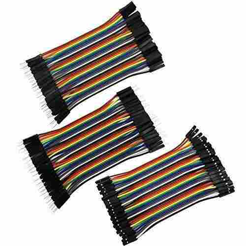 Breadboard Jumper Wires, Male To Female, 40 Pins