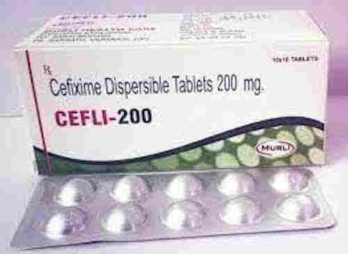 Cefixime Dispersible Tablets, 10 X 10 Tablets Pack