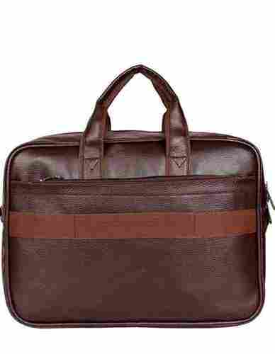 Pure Brown Leather Bag Used In Laptop Carrying And Office Use