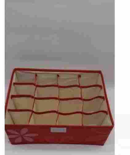 Red Card Board Glossy Finish Hollow Glass Container Cardboard Box