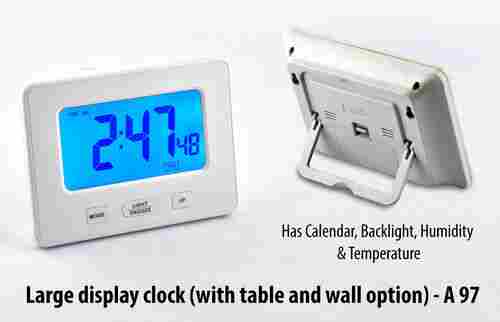 A97 Large Display Digital Clock (With Table And Wall Option)