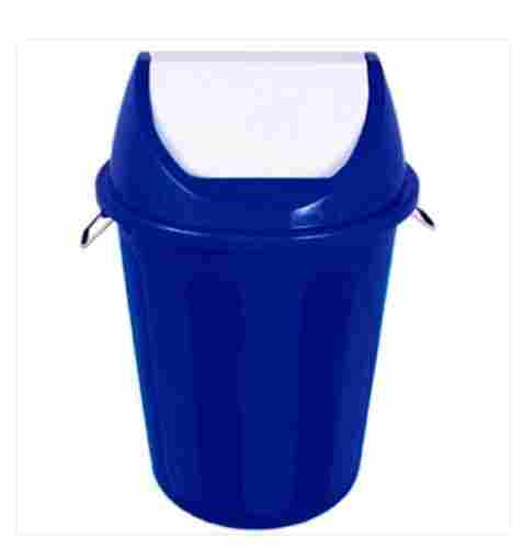 Capacity 50 Liter Blue And White Pvc Plastic Round Dustbin