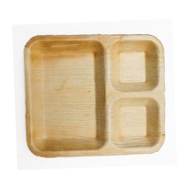 Silk Eco Friendly Dinnerware Handcrafted Square Plain Plastic Brown Disposable Plate