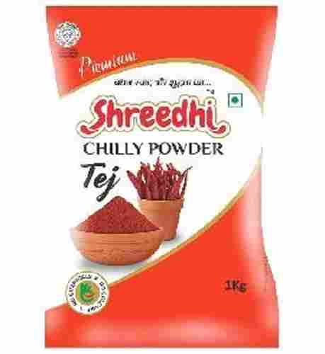 Pack Of 1 Kilogram Spices Taste Shreedhi Red Chilly Powder Tej 