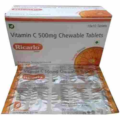 Vitamin C 500 Mg Chewable Ricarlo Tablets (10 X 10)