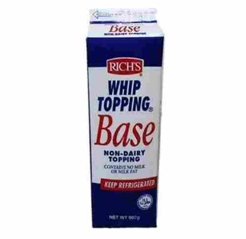 907 Gram Packaging Size Liquid White Whipped Topping Cream 