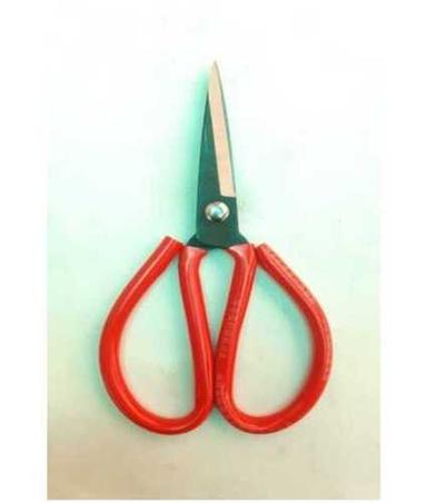Eco Friendly Students Red Blade Stainless Steel Blade Stationery Scissors, 38 Gram