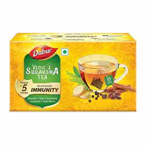  Traditional Smell And Strong Energy Fresh Dabur Vedic Suraksha Black Tea 