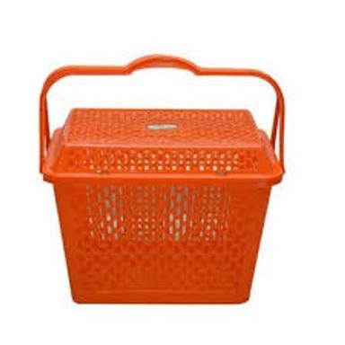 Premium Grade Attractive Orange Color Baskets For Household Made With Plastic Hardness: Rigid
