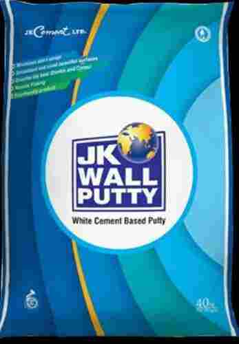Jk Wall Putty White Cement Based Putty, 40 Kg Bag Packaging, Super White