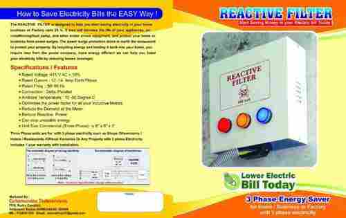 3 Phase Energy Saver For Energy Saving, 6 Kw Power, White Color