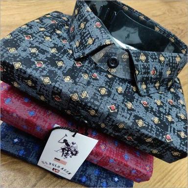 Men Fashionable Light Weight Multicolor Printed Casual Lining Shirt Chest Size: 20-25