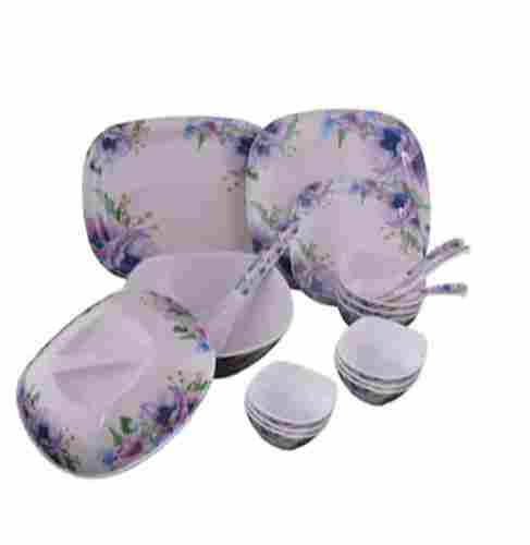 40 Pieces Pack Size Melamine Round Double Caoted Dinner Set 