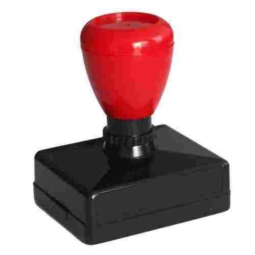 Easy To Use Self Inking Versatile Long Lasting Pre Ink Red And Black Rubber Stamp