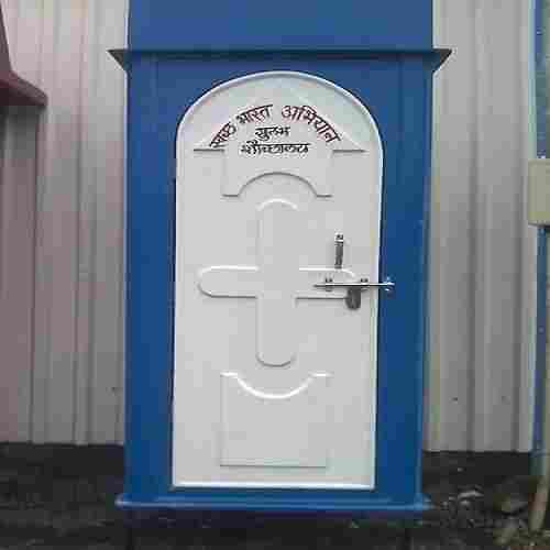 Heavy Duty And Long Durable Paint Finish Corrosion Resistant White And Blue Door 