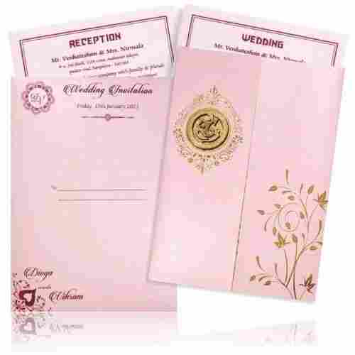 King Of Cards Plain Door Flower Moorthy Love, And The Big Day Ahead Wedding Invitation Card Service