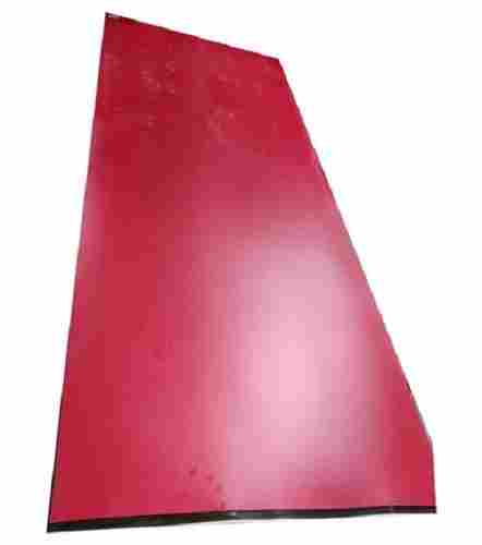 Light Weight And Long Durable Glossy Finish Plain Red Plastic Laminate Sheet