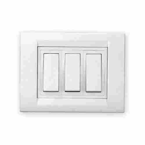 Light Weight Long Lasting And Highly Efficient White Switch Board