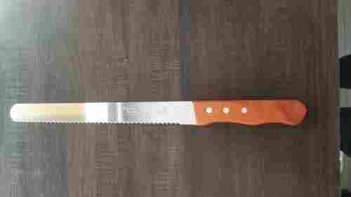 Comfortable Grip Sharp And Durable Blade Stainless Steel Orange Kitchen Knife