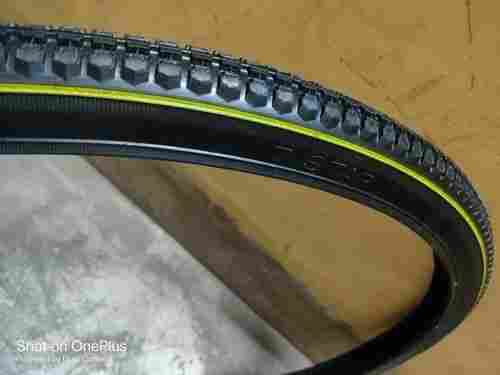 High Performance Strong Grip Light Weight Solid Rubber Round Black Bicycle Tyre
