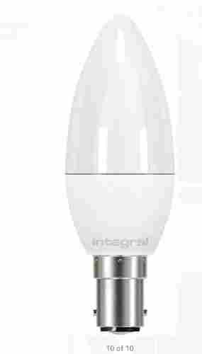 8 Watt Power White Color Polycarbonate Candle Shaped Led Candle Bulb