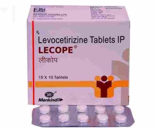 Lecop Levocetirizine Tablets Ip Pack Of 15x10 Tablets