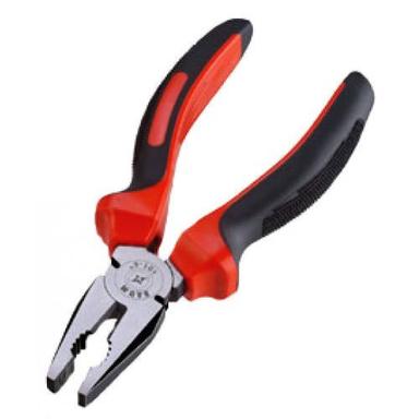 Stainless Steel 6 Inch Size Red And Black Colour Plastic Handle Material Wire Cutting Pliers