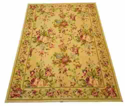 Long Durable And Rectangular Slip Resistance Yellow Prints Carpet Floor Mat 