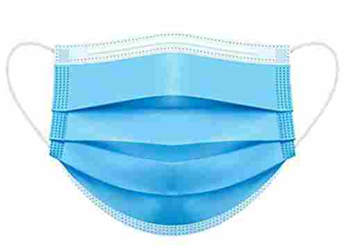 7 Inch Size Melt Blown 3 Ply Disposable Blue Face Mask