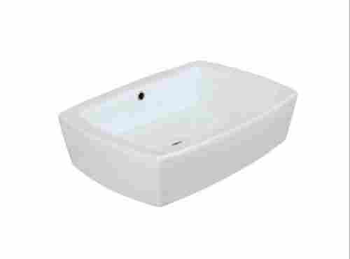 Sturdy And Smooth White Coloured Square Shaped Marble Jaquar Wash Basin