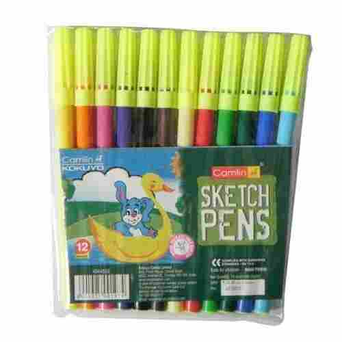 Eco Friendly Light Weight Smooth And Soft Comfortable Grip Multicolor Sketch Pen