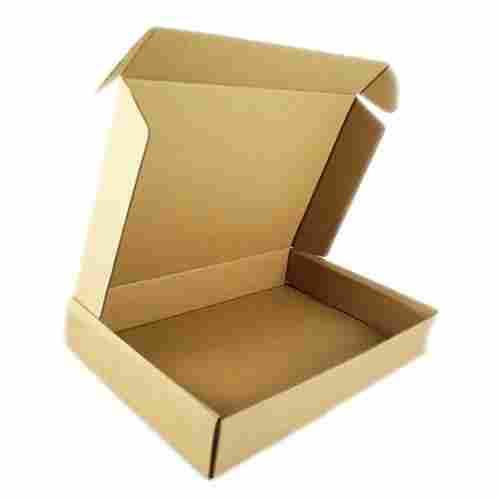Light Wight Eco Friendly And Usable Rectangular Hard Sheet Brown Kraft Paper Box