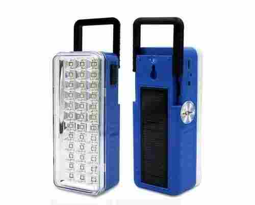 Hi-Bright Electric And Solar Rechargeable 4 Hrs Battery Capacity Emergency Led Light