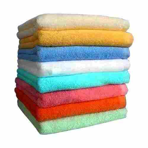 Lightweight Durable Tear Resistant Comfortable Soft Multicolor Plain Cotton Towels
