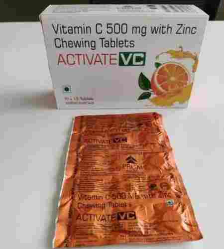 Vitamin C 500 Mg With Zinc Chewing Tablets