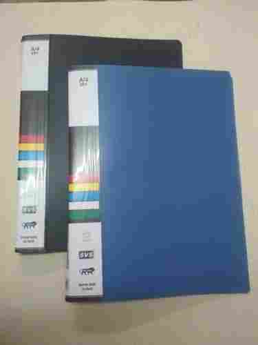Black And Blue Rectangular Pvc Plastic Timex Clip File Folder