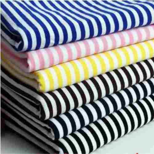 Light Weight And Skin Friendly Striped Pattern Polyester Cotton Fabric 